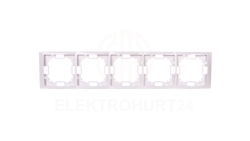 Simon Basic Neos Ramka pięciokrotna biała BMRC5/11