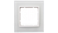 Berker B.7 Ramka pojedyncza szklana śnieżnobiała 10116909