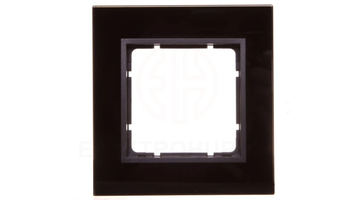 Berker B7 GLAS Ramka pojedyncza pozioma/ pionowa szklana antracytowa 10116616