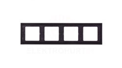 Berker K.1 Ramka poczwórna pozioma antracyt mat lakierowana 13837006