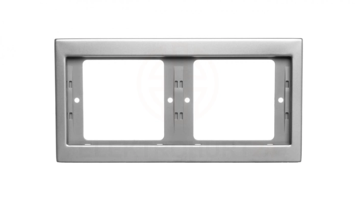 Berker K.5 Ramka podwójna pozioma stal szlachetna nierdzewna 13637004
