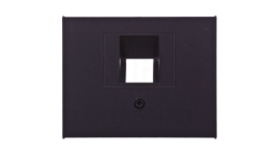 K.1 Element centralny do gniazda UAE RJ11 RJ12 RJ45 kat.3, 5e, 6 45st antracyt mat lakierowany 14077006