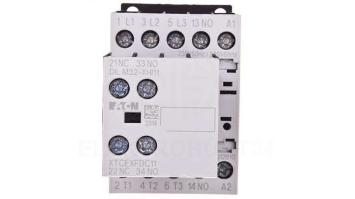 Stycznik mocy 12A 3P 230VAC 2Z 1R DILM12-21 276900