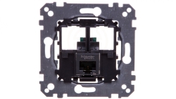 Merten Gniazdo komputerowe pojedyncze RJ45 kat.5e UTP MTN4575-0001