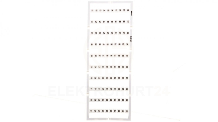 Oznaczniki Mini-WSB 2x 51-100 biały 248-507 /5szt./