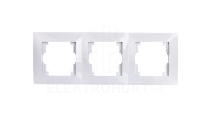 CARLA Ramka potrójna biała 1773-00