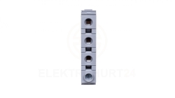 Złączka rozgałęźna 1x 35mm2 zacisk gwintowany 3x 10mm2 zacisk sprężynowy szara 284-621