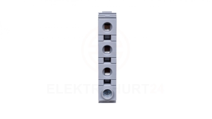 Złączka rozgałęźna 1x 35mm2 zacisk gwintowany 3x 10mm2 zacisk sprężynowy szara 284-621