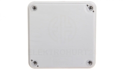 Puszka hermetyczna natynkowa 108x108x56mm IP65 szara PH-1A.1 28.11