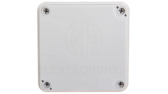 Puszka hermetyczna natynkowa 108x108x56mm IP65 szara PH-1A.1 28.11