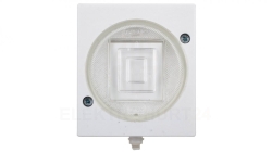 LAMBDA Łącznik hermetyczny pojedynczy IP44 biały ŁNH-1L/00