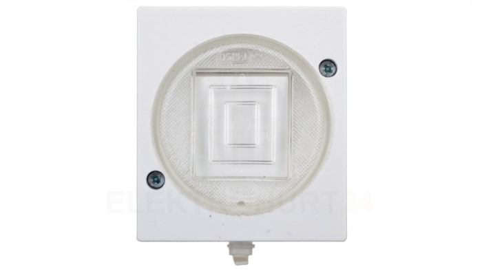 LAMBDA Łącznik hermetyczny pojedynczy IP44 biały ŁNH-1L/00