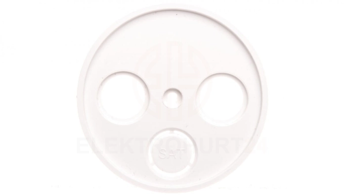 Berker R.1/R.3 Element centralny do gniazda antenowego 2- 3-wyjściowego biała 12032089