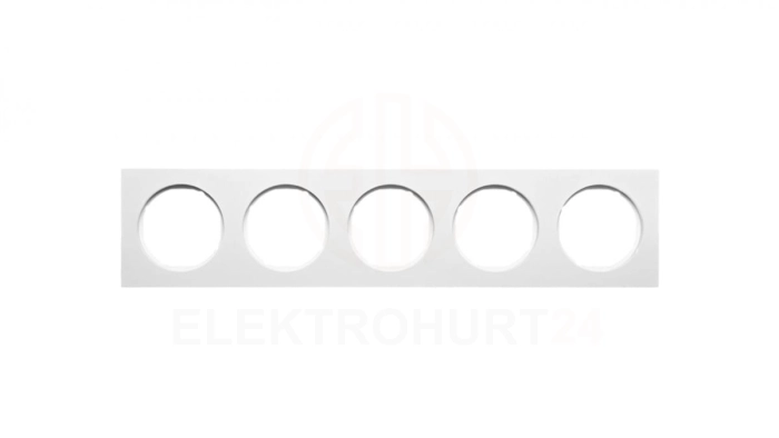 Berker R.3 Ramka pięciokrotna biała 10152289