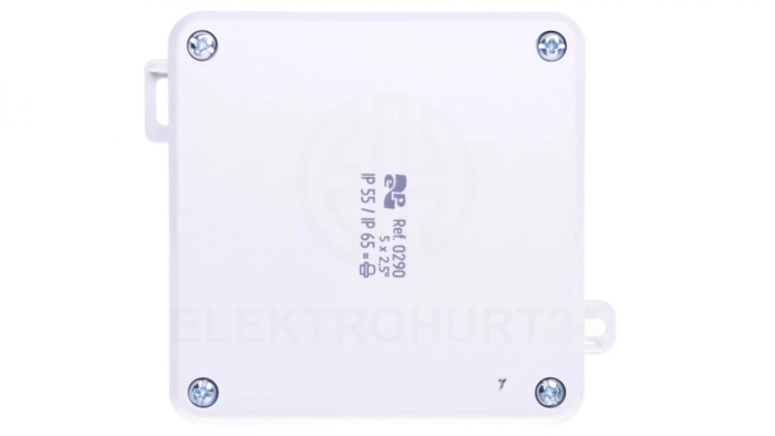 Puszka 2K 98x98x46 szary RAL 7035 0290-04