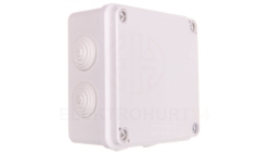 Puszka hermetyczna natynkowa 108x108x56mm IP44 biała PH-1A.3B 28.131