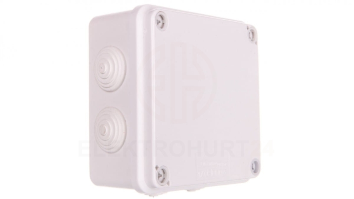 Puszka hermetyczna natynkowa 108x108x56mm IP44 biała PH-1A.3B 28.131
