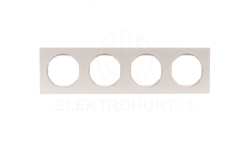 Berker R.3 Ramka poczwórna biała 10142289