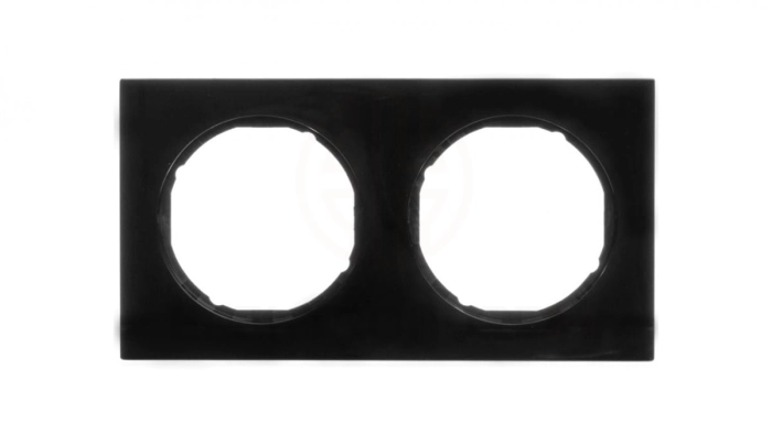 Berker R.3 Ramka podwójna czarna 10122245