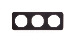 Berker R.1 Ramka potrójna pozioma/pionowa IP20 czarna 10132145