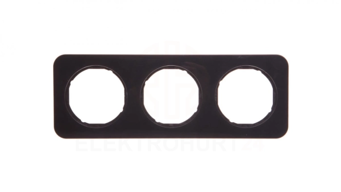 Berker R.1 Ramka potrójna pozioma/pionowa IP20 czarna 10132145