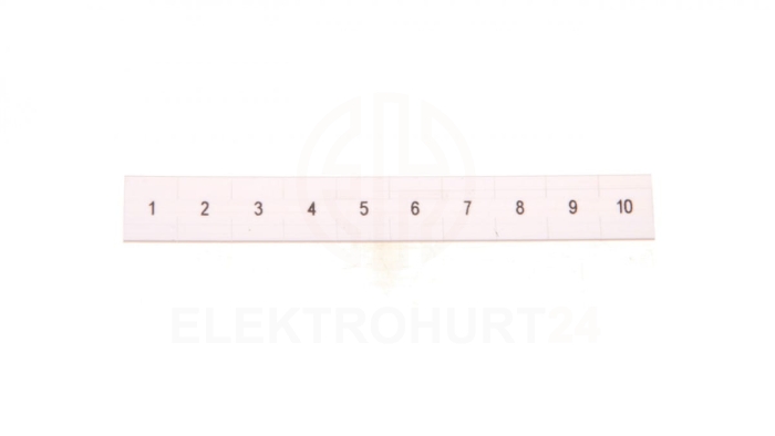 Oznacznik do złączek szynowych 8mm /1-10/ biały ZB 8, 1-10 1052015:0001 /10szt./