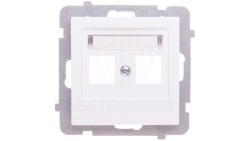 AS Obudowa gniazda teleinformatycznego podwójnego biała GPK-2G/p/00