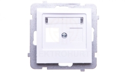 AS Obudowa gniazda teleinformatycznego pojedynczego biała GPK-1G/p/00