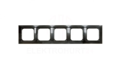 IMPRESJA Ramka pięciokrotna antracyt R-5Y/50