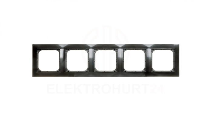 IMPRESJA Ramka pięciokrotna antracyt R-5Y/50