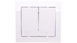 KIER Łącznik świecznikowy biały ŁP-2W/00