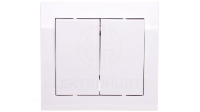 KIER Łącznik świecznikowy biały ŁP-2W/00