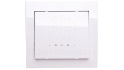 KIER Łącznik pojedynczy z podświetleniem biały ŁP-1WS/00