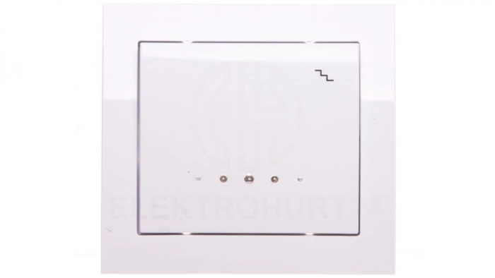 KIER Łącznik schodowy z podświetleniem biały ŁP-3WS/00