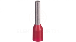 Końcówka tulejkowa izolowana TI 1mm2/8mm czerwona cynowana TI1L8x500 /500szt./