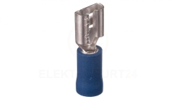 Gniazdo konektorowe izolowane 1,5-2,5mm2 6,3/0,8 PVC GKI2,5/6,3/0,8 /100szt./