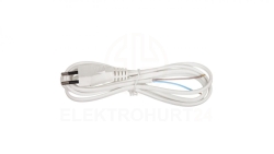 Przewód przyłączeniowy H03VVH2-F 2x0,75 2m bialy S15272