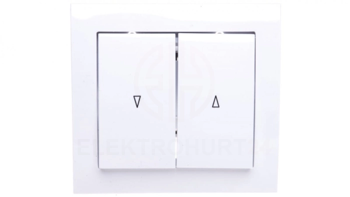 KIER Łącznik żaluzjowy biały ŁP-7W/00