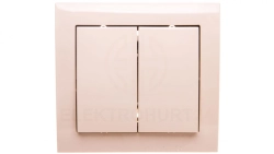 KIER Łącznik świecznikowy beżowy ŁP-2W/01