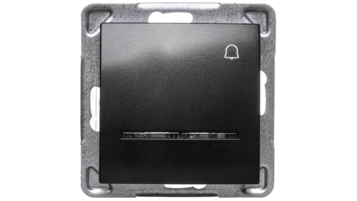 IMPRESJA Przycisk /dzwonek/ z podświetleniem antracyt ŁP-6YS/m/50