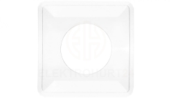 Osłona ściany pojedyncza transparentna tworzywo pozioma 2100-02