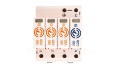 Ogranicznik przepięć Typ T2 3P+N 40kA 280V V20-3+NPE-280 (do sieci TN-S i TT) 5095253