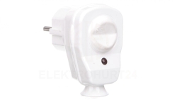 Wtyczka kątowa rozbieralna z przełącznikiem i wskaźnikiem z/u 16A 2P AWA-ŁKB biała 51.25