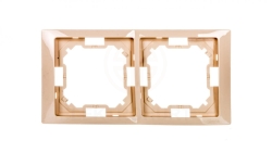 Simon Basic Neos Ramka podwójna beżowy BMRC2/12