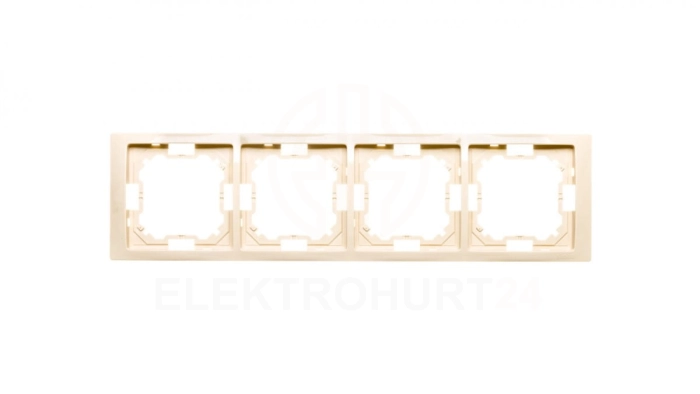 Simon Basic Neos Ramka poczwórna beżowy BMRC4/12