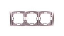 Simon Basic Neos Ramka potrójna stal inox BMRC3/21