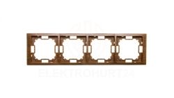 Simon Basic Neos Ramka poczwórna dębowy BMRC4/051