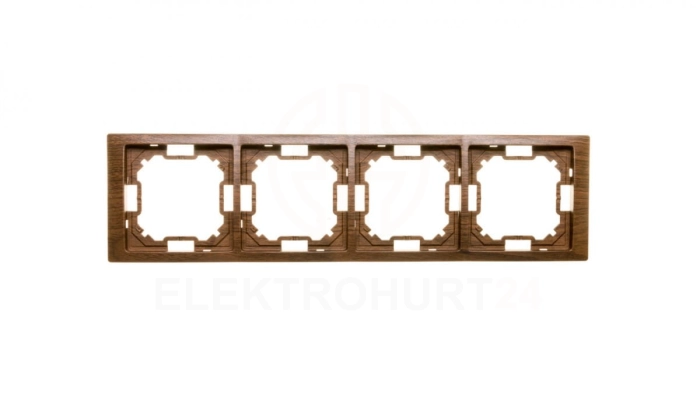 Simon Basic Neos Ramka poczwórna dębowy BMRC4/051