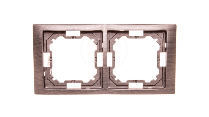 Simon Basic Neos Ramka podwójna tytanowy BMRC2/052