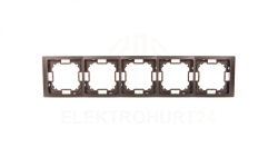 Simon Basic Neos Ramka pięciokrotna tytanowy BMRC5/052